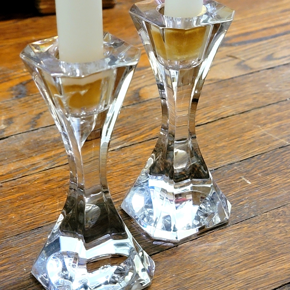Villeroy & Boch Pair Candlestick Holders